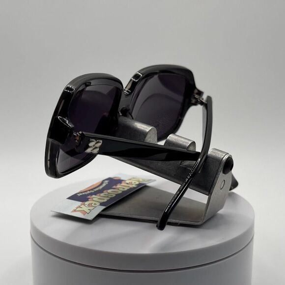NOS Vintage Y2K Designer Sunglasses | BCBG Max Azria Lynx | Black Square Plastic main image 9